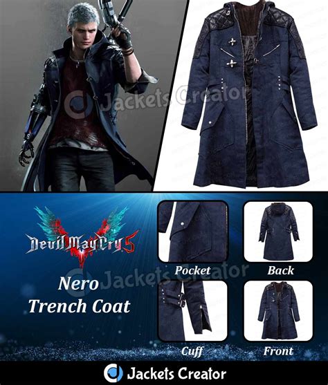 dmc5 nero replica jacket|devil may cry 5 nero coat.